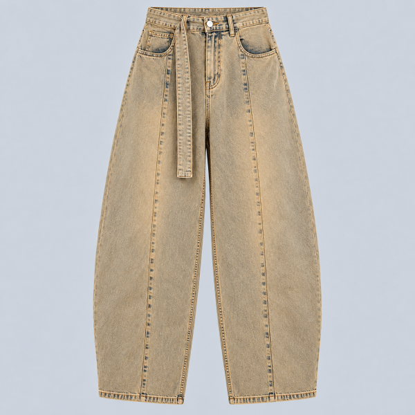 Παντελόνι τζιν μπαρελ Dirty Wash Denim