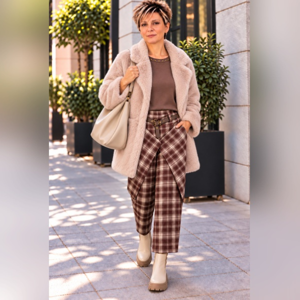 Γυναικεία Γούνα Οικολογική Soft Luxe με Πέτο & Τσέπες - Image 8