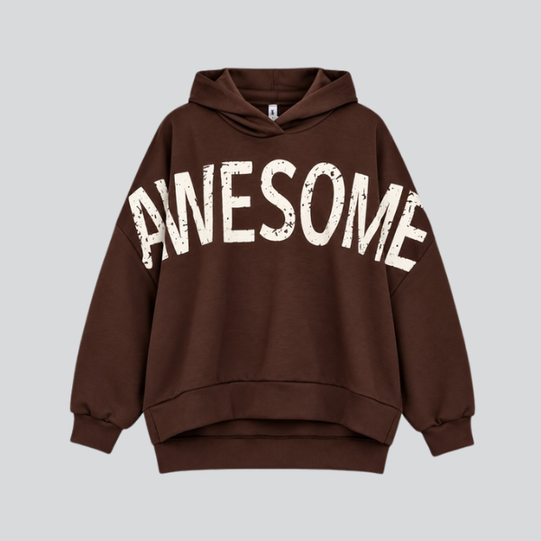 Γυναικεία μπλούζα με κουκούλα oversize