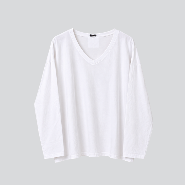 Μπλούζα Cotton Essential V-Neck - Image 3