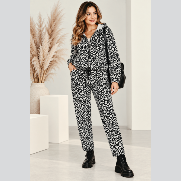 Wild Chic Leopard Σετ με Κουκούλα - Image 5